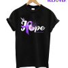 Hope Hole On Pain Ends Fibromyalgia Awareness T-Shirt