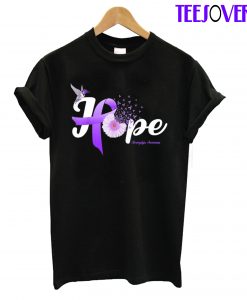 Hope Hole On Pain Ends Fibromyalgia Awareness T-Shirt