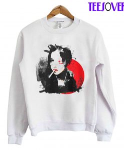 Japanese Punk Girl Graphic Sweatshirt