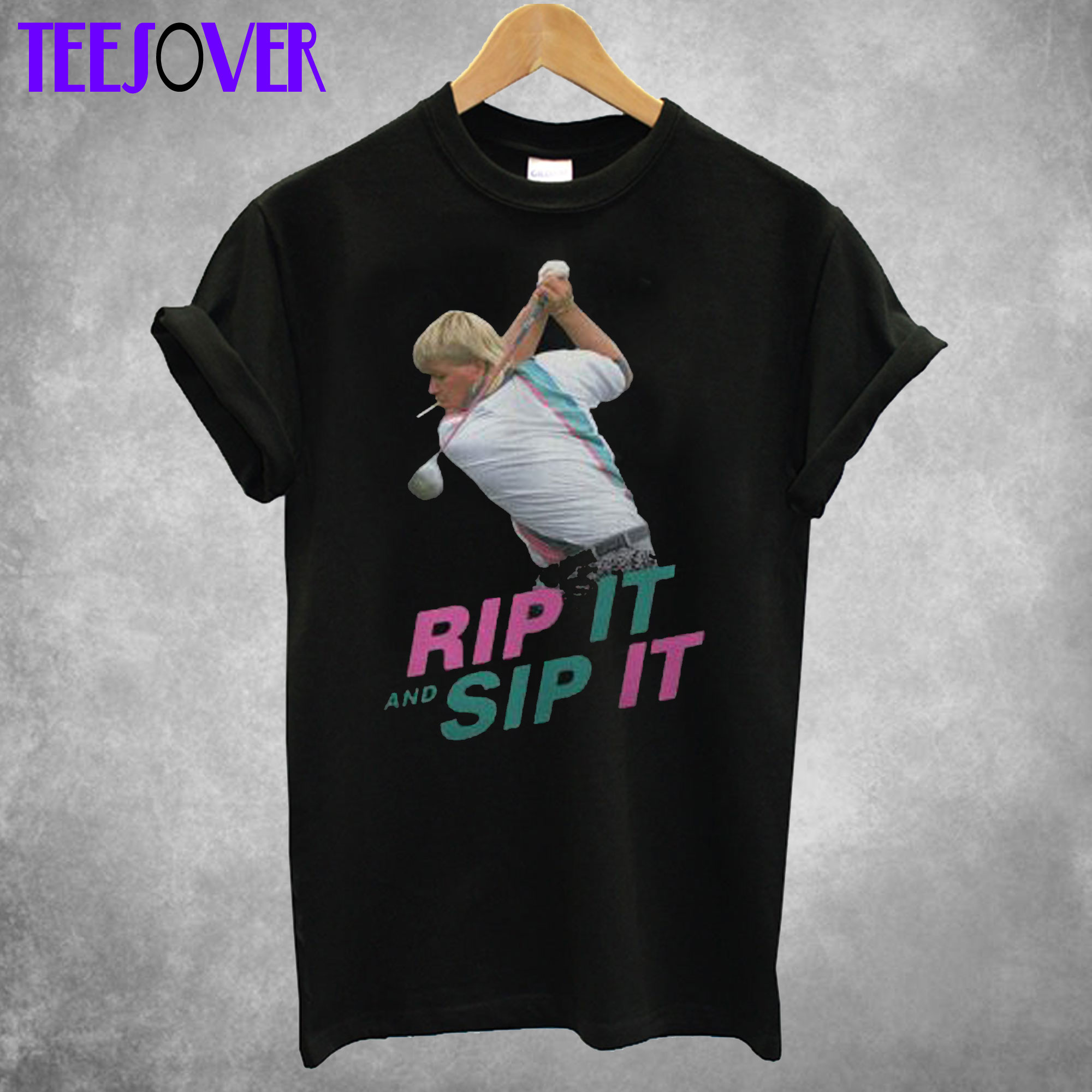 John Daly Rip It And Sip It T Shirt