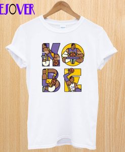 Kobe Bryant Tribute Typography T Shirt