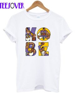 Kobe Bryant Tribute Typography T-Shirt