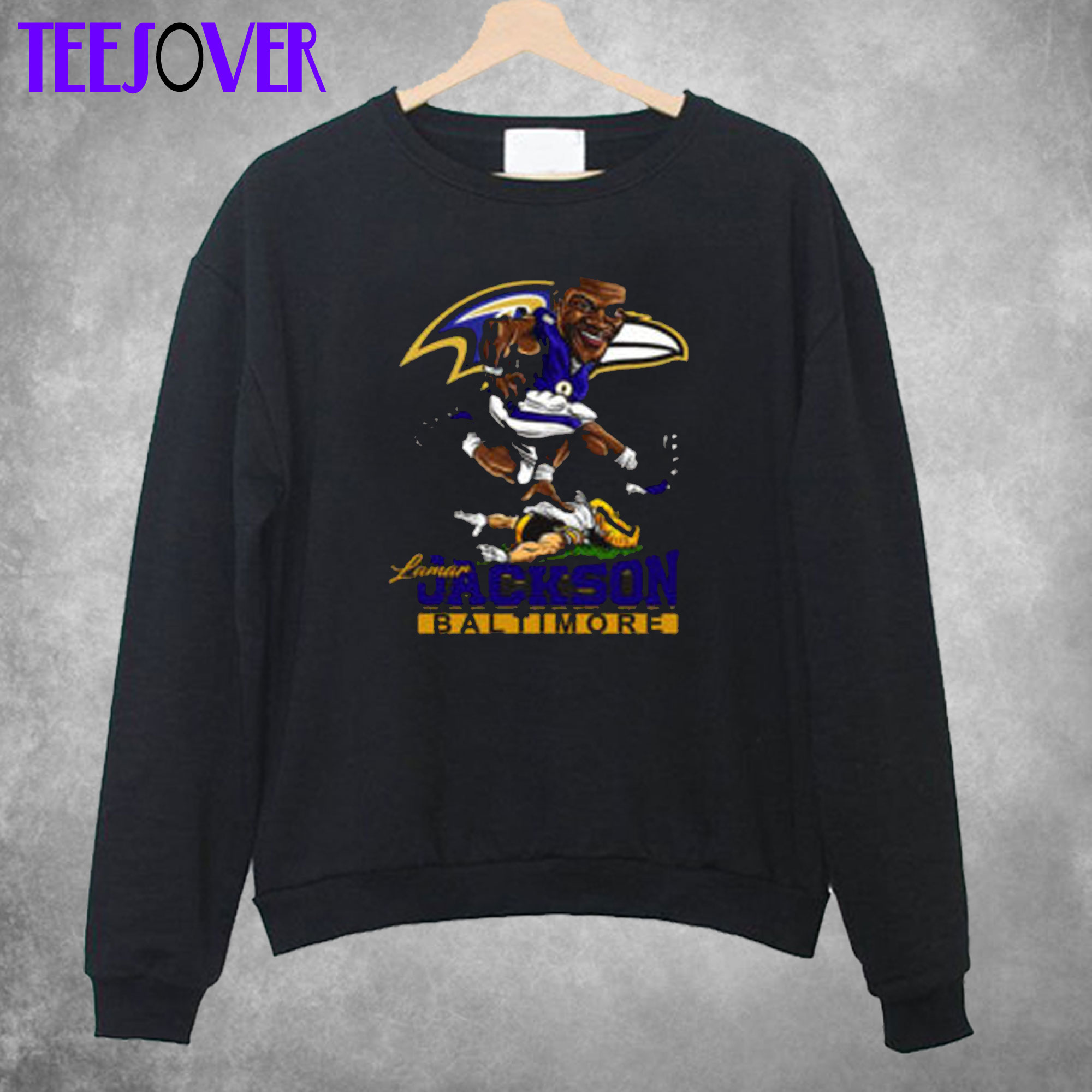 Lamar Jackson Baltimore Ravens Jersey Sweatshirt