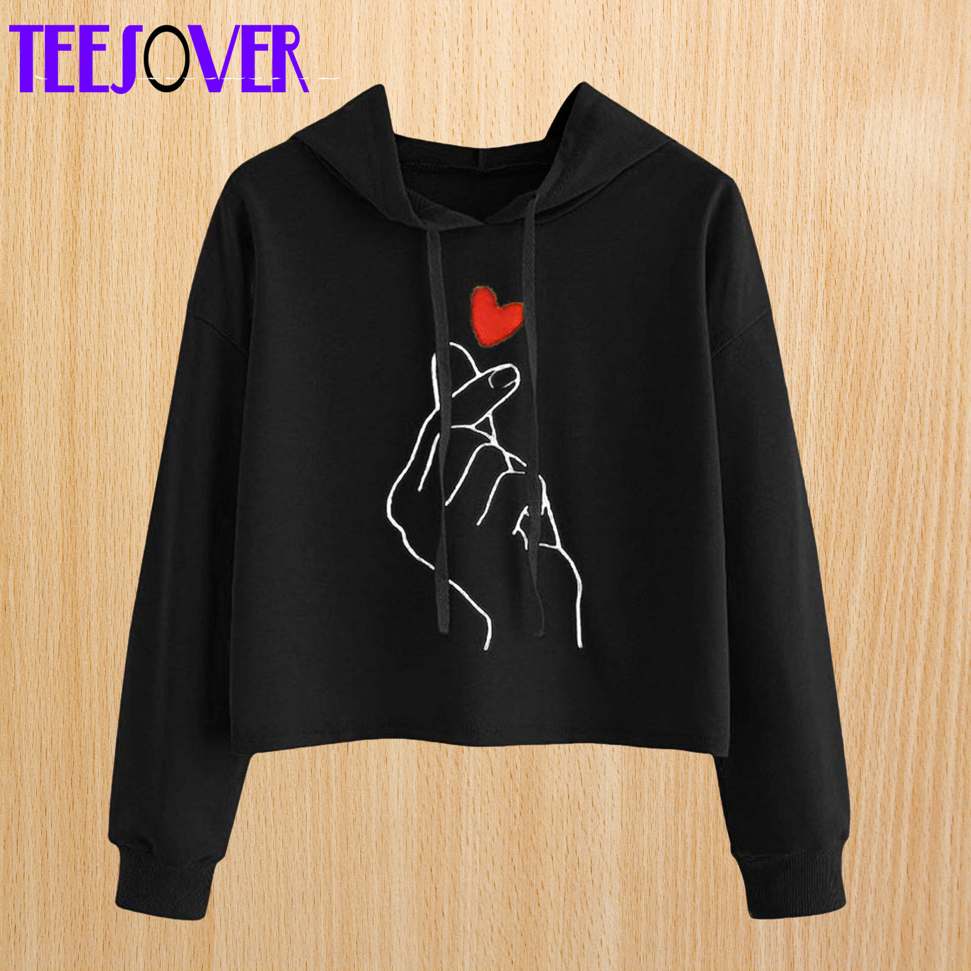 Lovewe Women Heart Sweatshirt