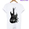 Musica Crow Guitar White T-Shirts