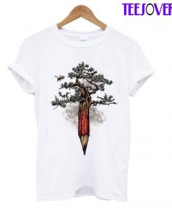 Newest Summer Fashion Tree Printed T-Shirt