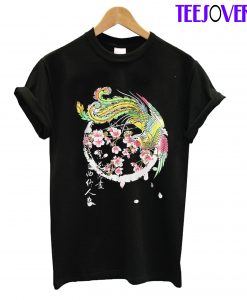 Phoenix Floral Harajuku T-Shirt