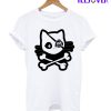 Pirate Cat Skull Funny 4th Of July T-Shirt