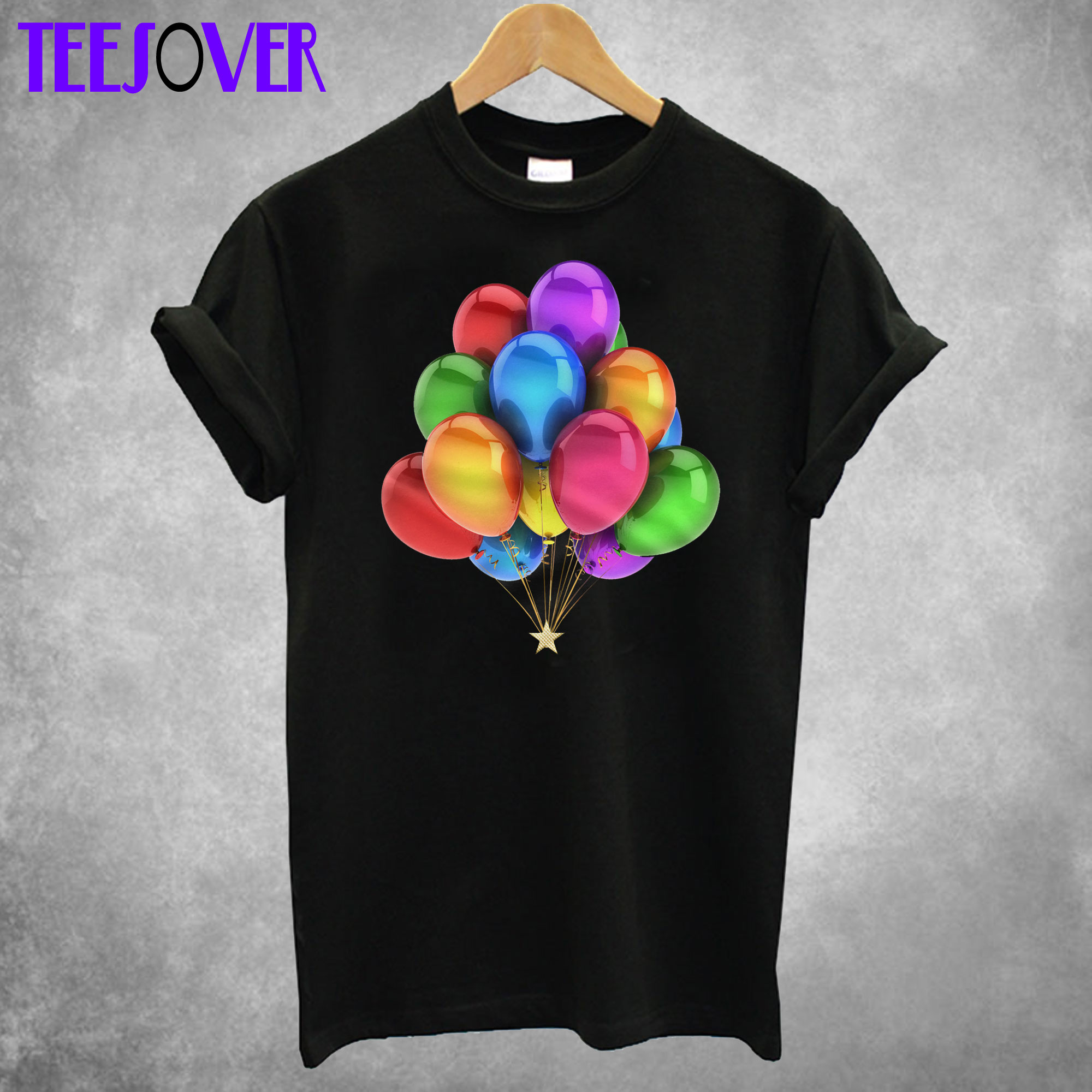 Rainbow Balloon T shirt