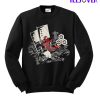 Red Carp Painted Sweatshirt