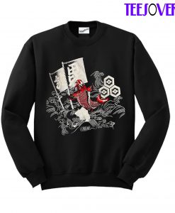 Red Carp Painted Sweatshirt