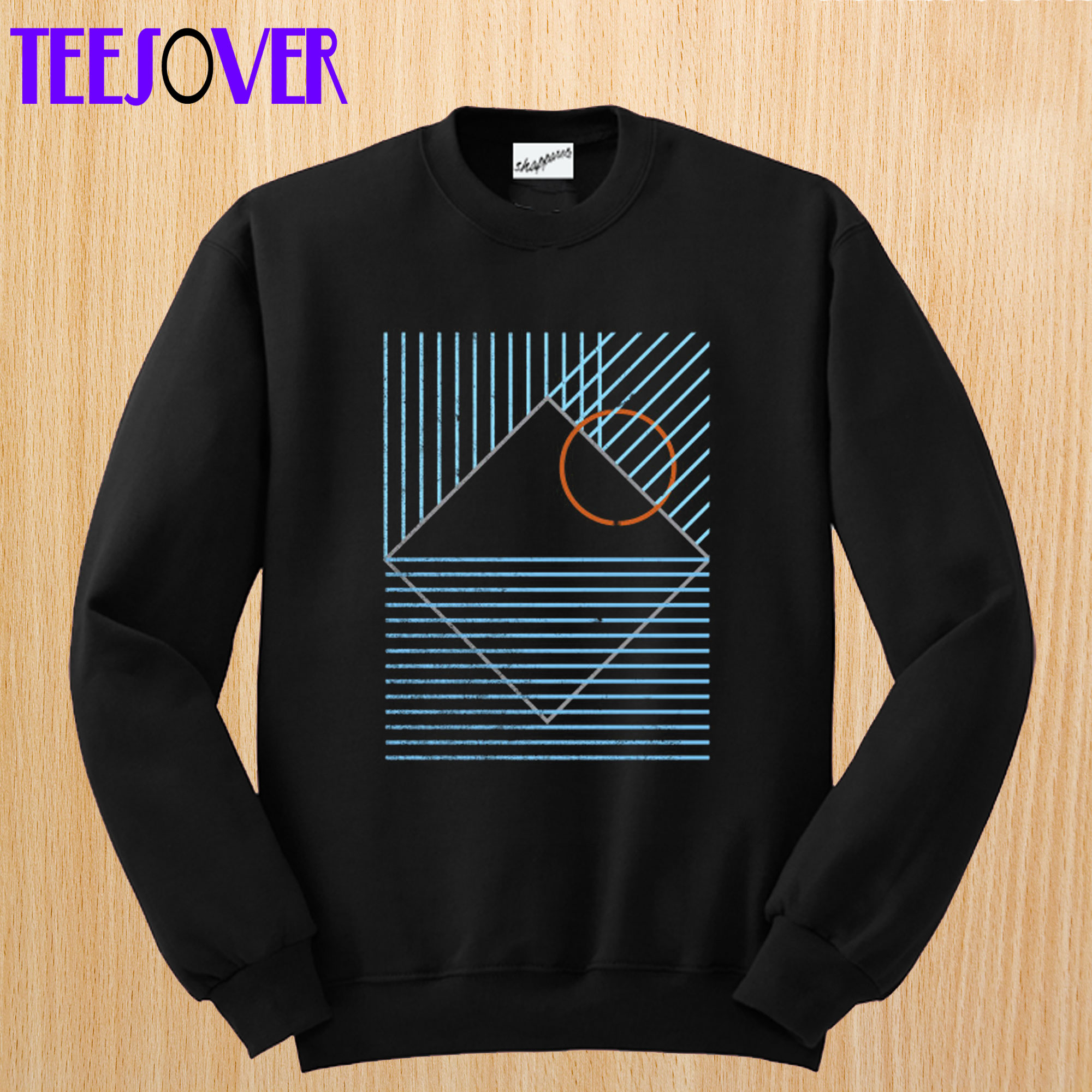 Retro Mountain Sunset Sweatshirt