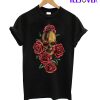 Skull And Roses Slim Fit T-Shirt