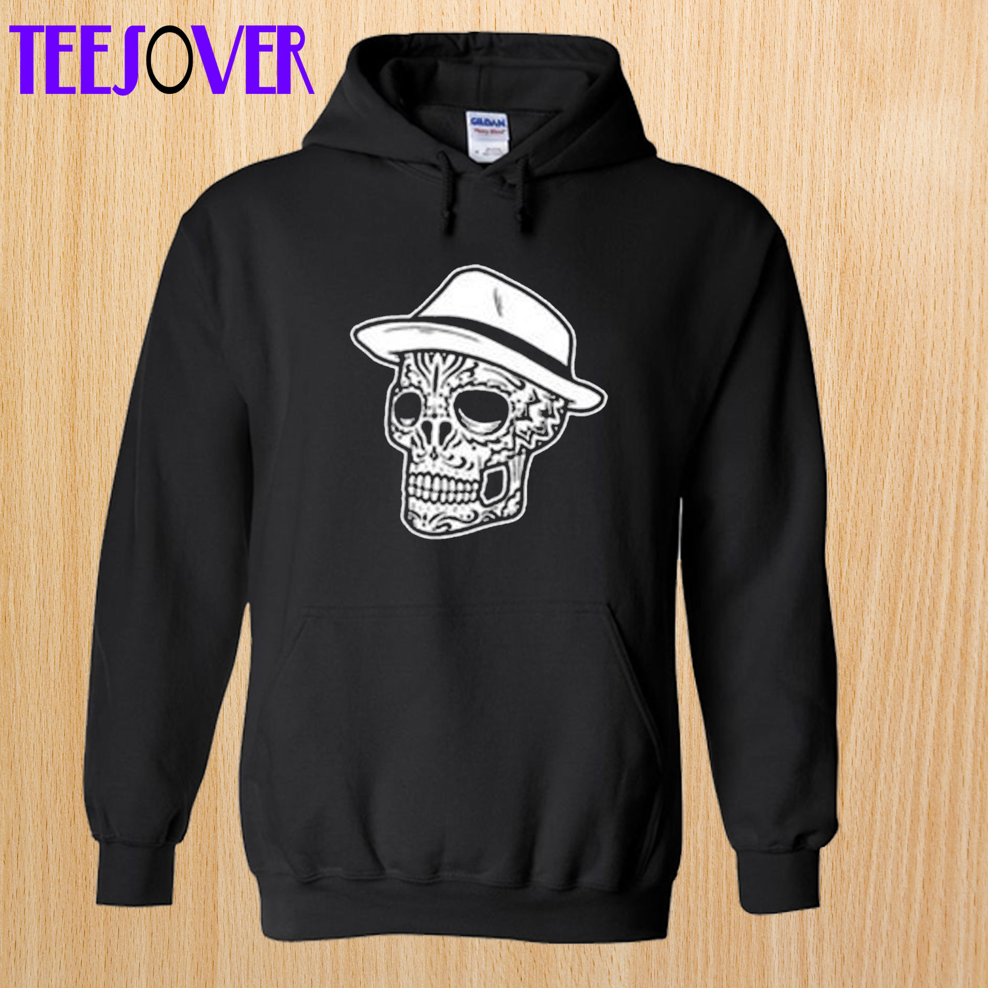 Skull In The Fedora Unisex Hoodie