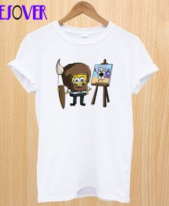 Sponge-Bob Ross T shirt