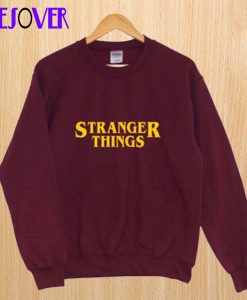 Stranger Things Maroon Sweatshirt