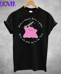 Ditto Holding Knife Pokemon T-Shirt