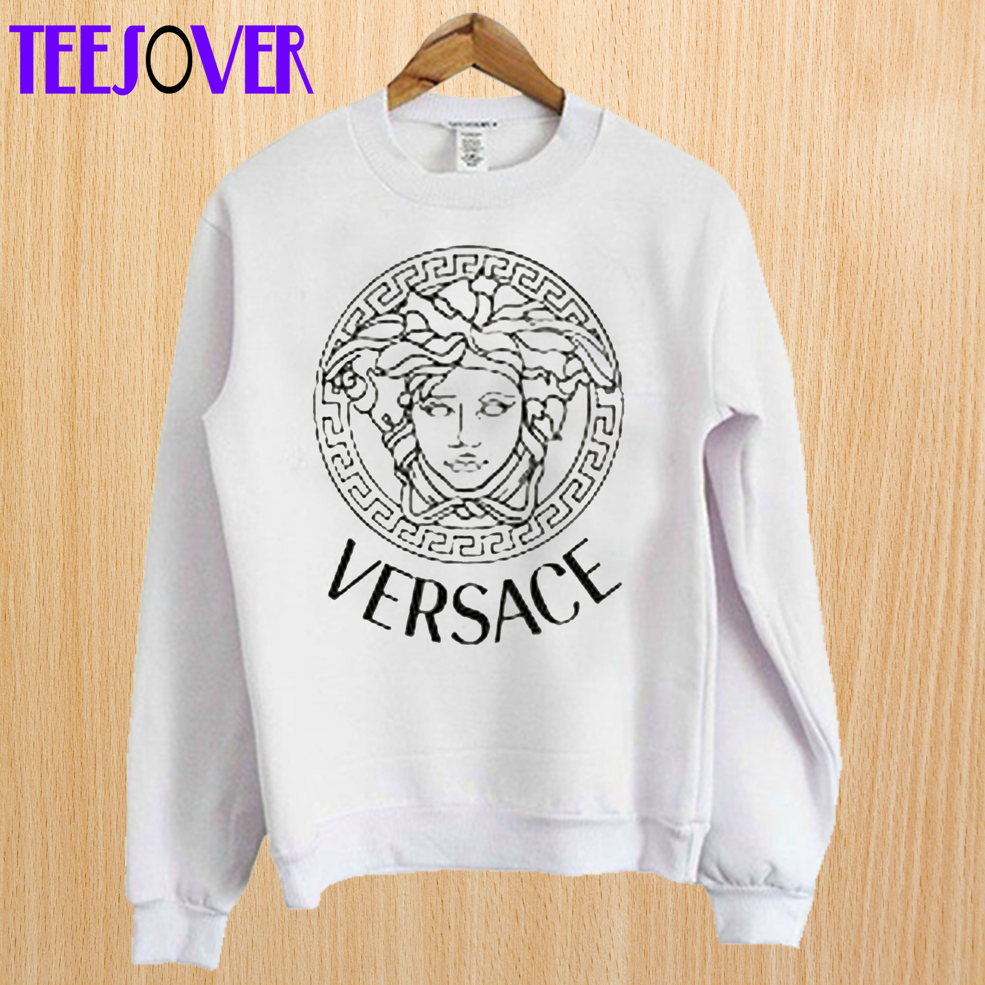 versace sweatshirt white