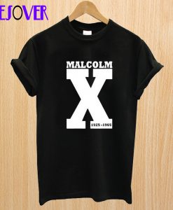 Malcolm X Black T Shirt