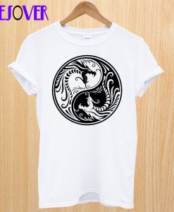 Logo Dragon Ying and Yang T-Shirt