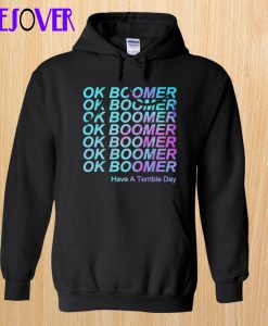 Ok Boomer Have A Terrible Day Hoodie