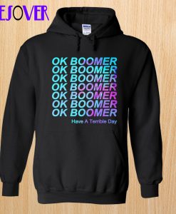 Ok Boomer Have A Terrible Day Hoodie