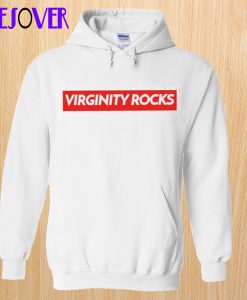 Virginity Rocks Logo Hoodie