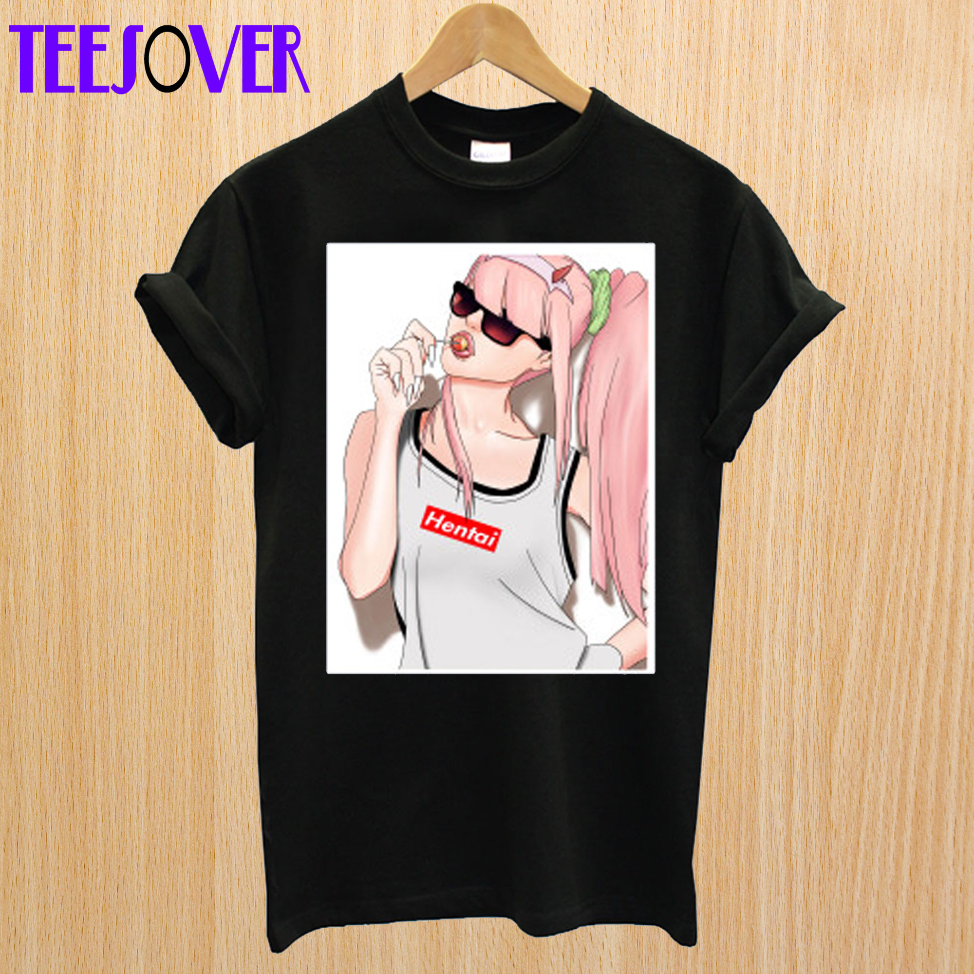 Zero Two hentai manga T-Shirt