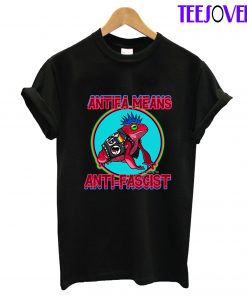 Antifa Means Anti-Fascist T-Shirt