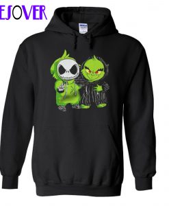 Baby Jack Skellington And Grinch Hoodie