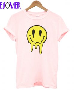 Dripping Smiley Face Unisex adult T-Shirt