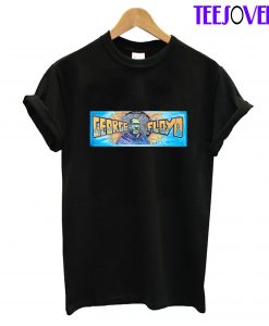 George Floyd mural tribute black lives matter T-Shirt