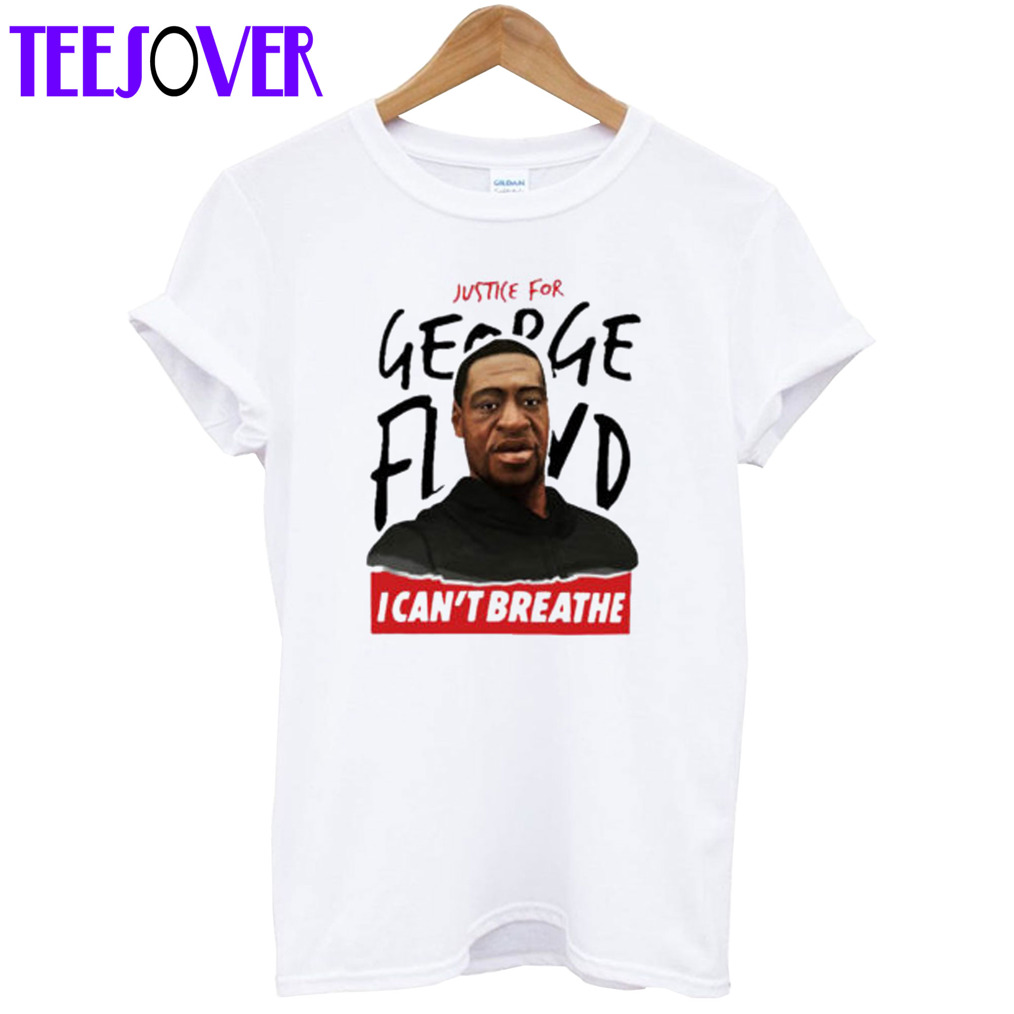 Justice For George Floyd I Can’t Breathe T-Shirt