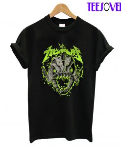 Splatoon Tentallica Green Scary Guy Fierce Fishskull Band Parody T-Shirt