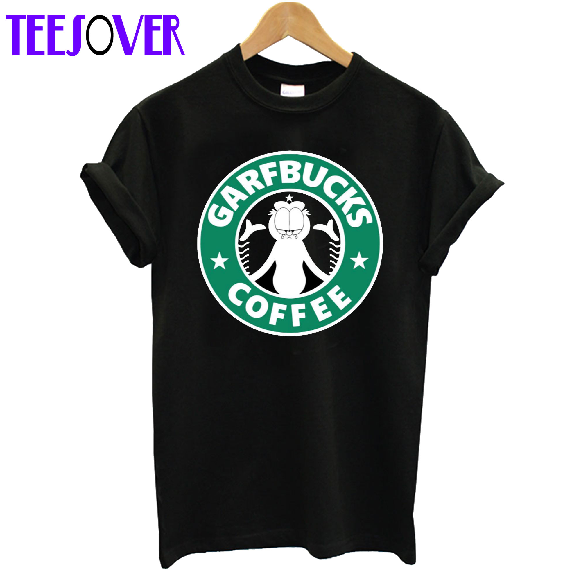 Garfbucks Starbucks parody Coffee T-Shirt