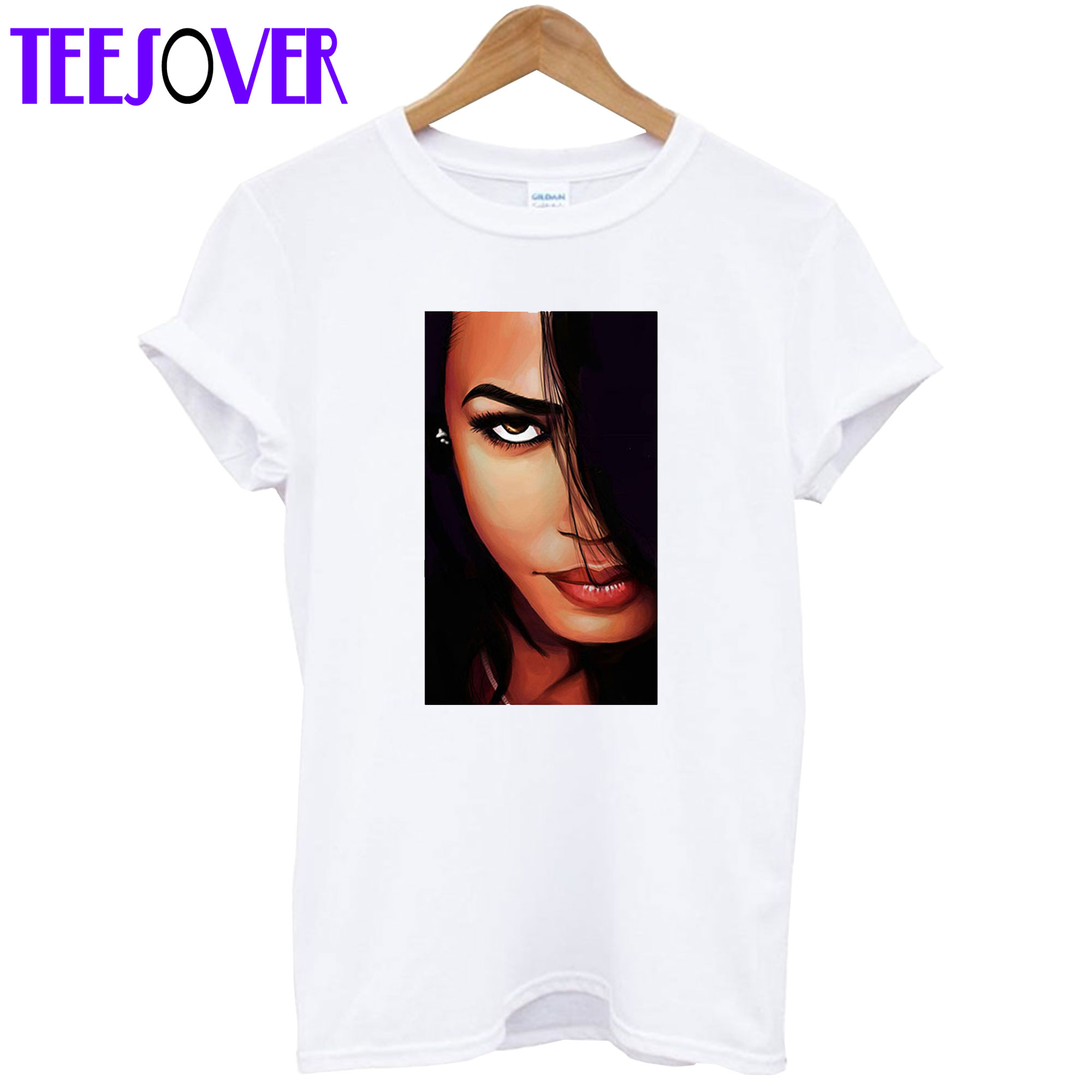 Aaliyah Face T-Shirt