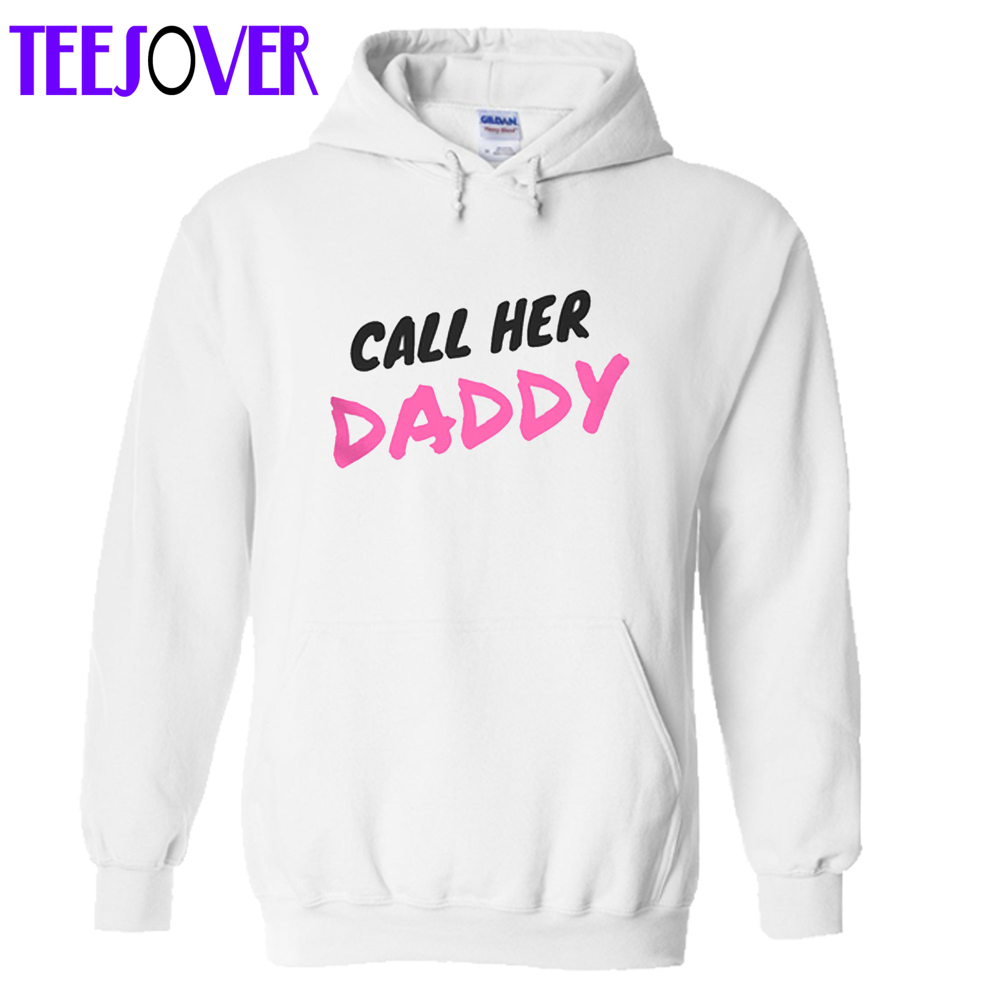 Call Her Daddy White Hoodie