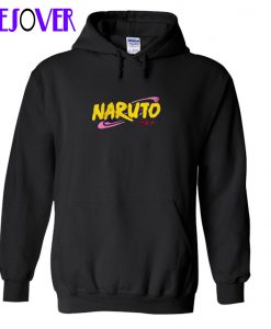Naruto Logo Black Hoodie