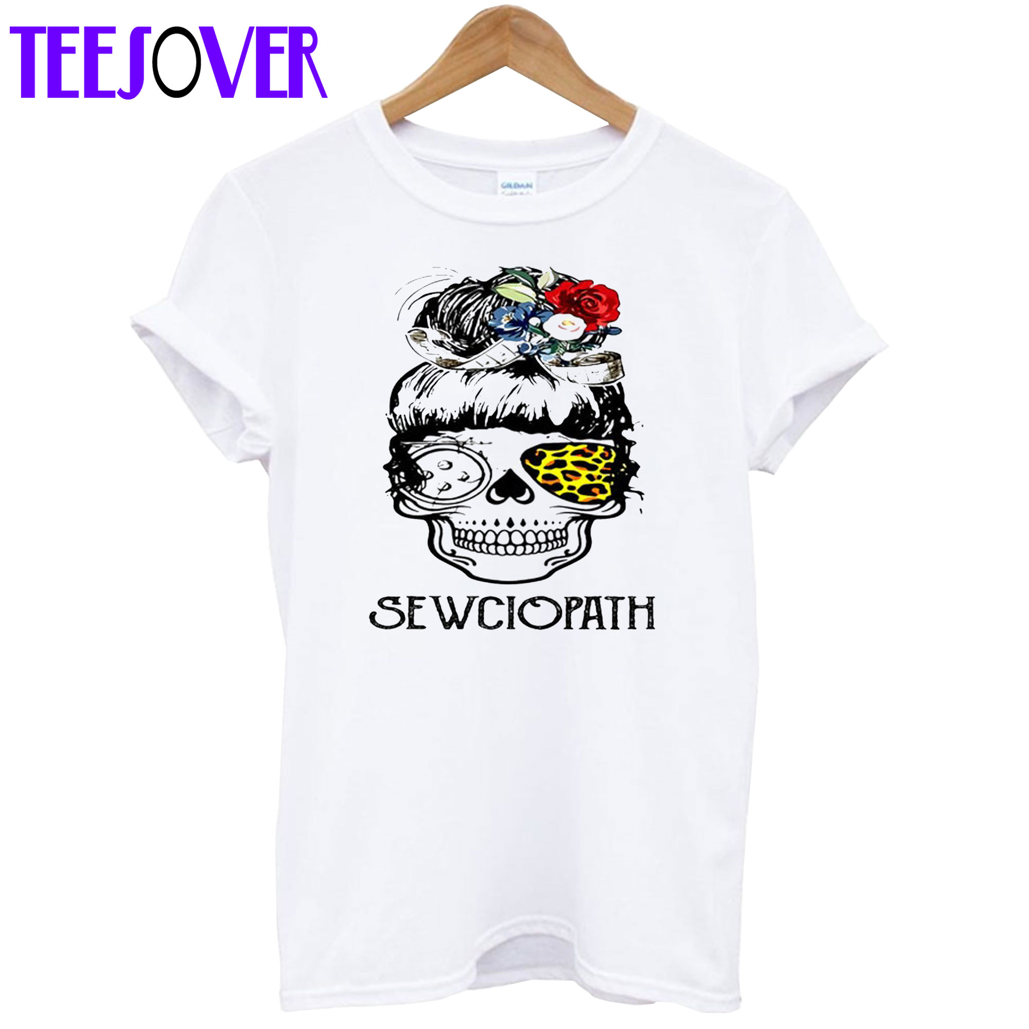 Skull Sewing Sewciopath T-Shirt