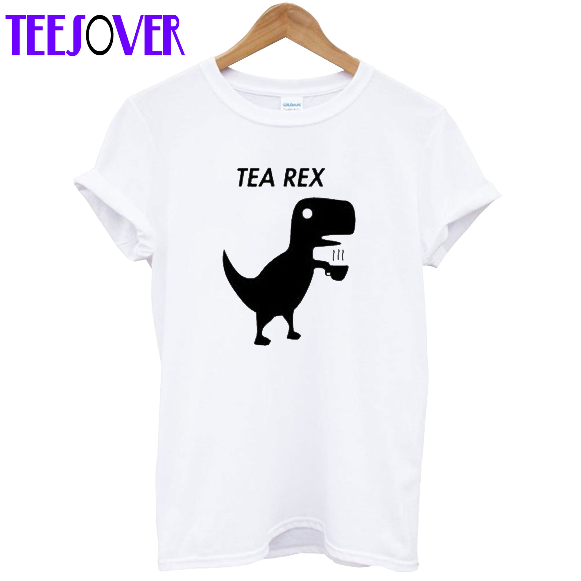 Tea Rex Funny T-Shirt