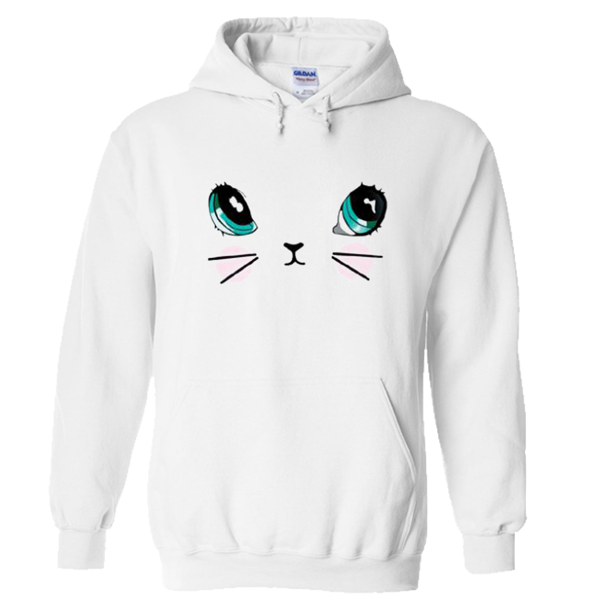 Cat Face Hoodie