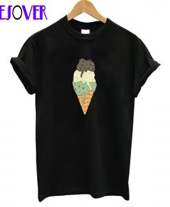 Mint Vanilla Chocolate Ice Cream Sundae T-Shirt