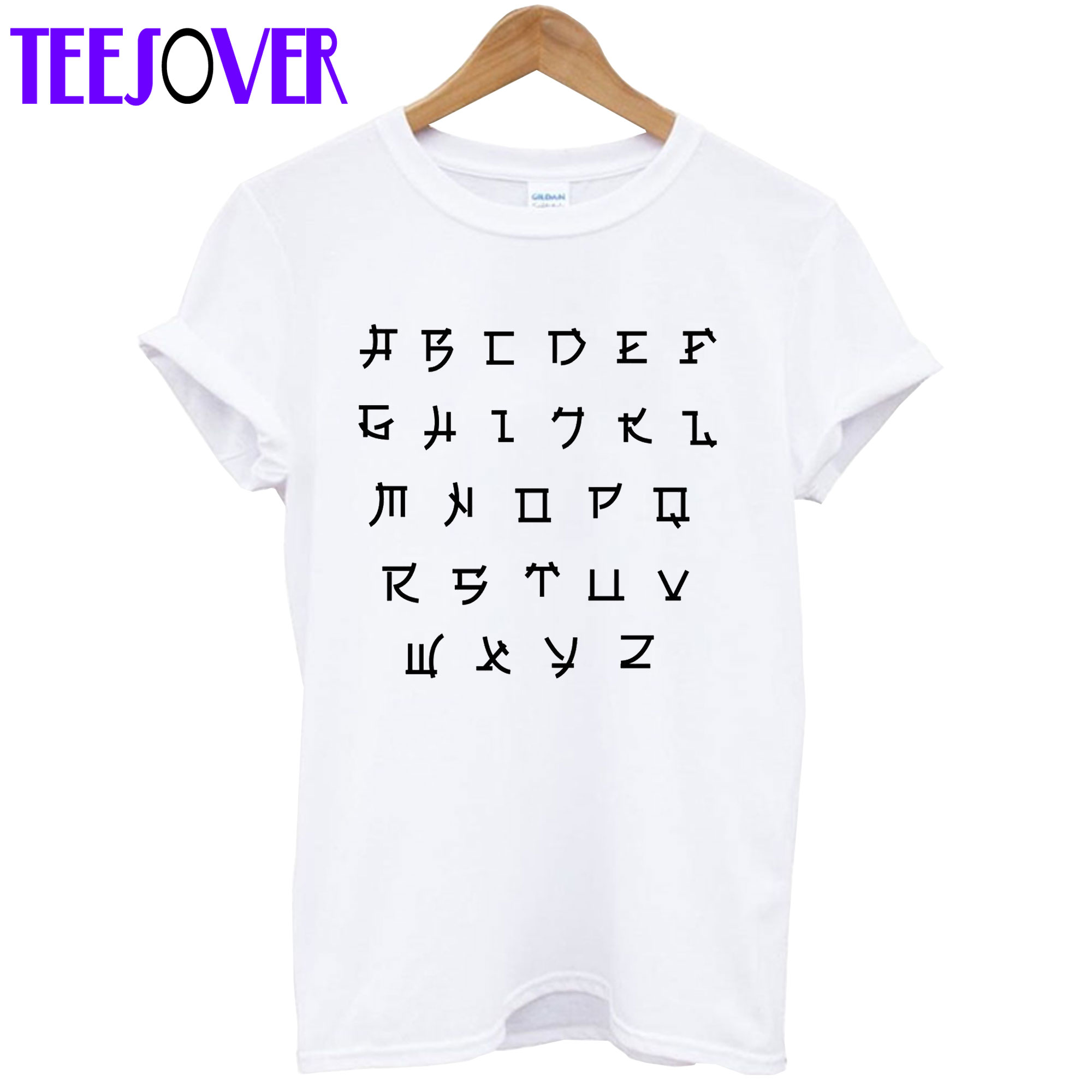 Alphabet Japanese Style T-Shirt