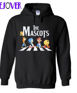 Pikachu Crash Bandicoot Sonic The Hedgehog Mario Pac Man The Mascots Hoodie