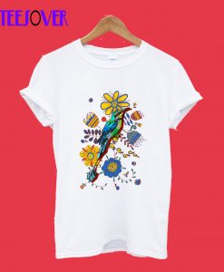 Bird and Flowers T-Shirt