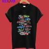 Car Madness! Muscle Cars and Hot Rods Cartoon T-Shirt