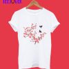 Cherry Blossom Bird Blast! T-Shirt