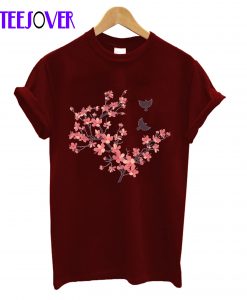 Cherry Blossom Bird T-Shirt