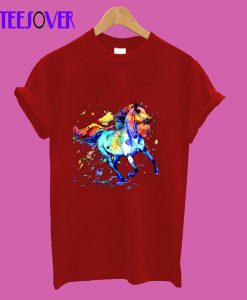 Colorful Horse Art T-Shirt