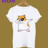 Cool hamster at dabbing with sunglasses T-Shirt